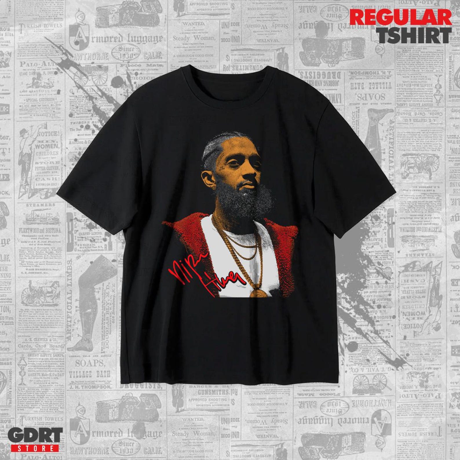 Nipsey Hussle Vintage- Unisex Heavy Shirt S