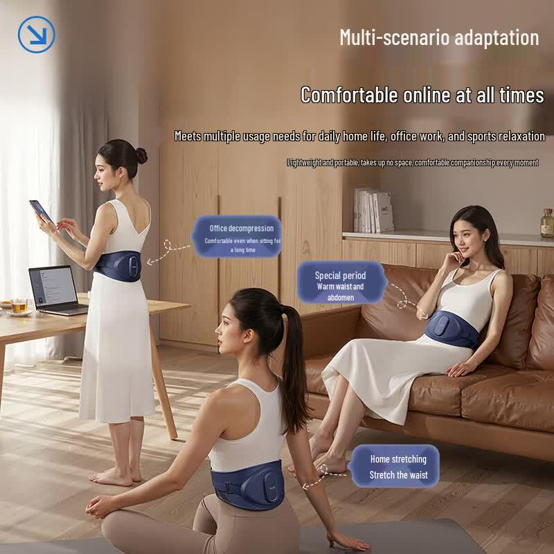 AUX Lumbar Massager with Heat and Traction CN plug (adapter included)