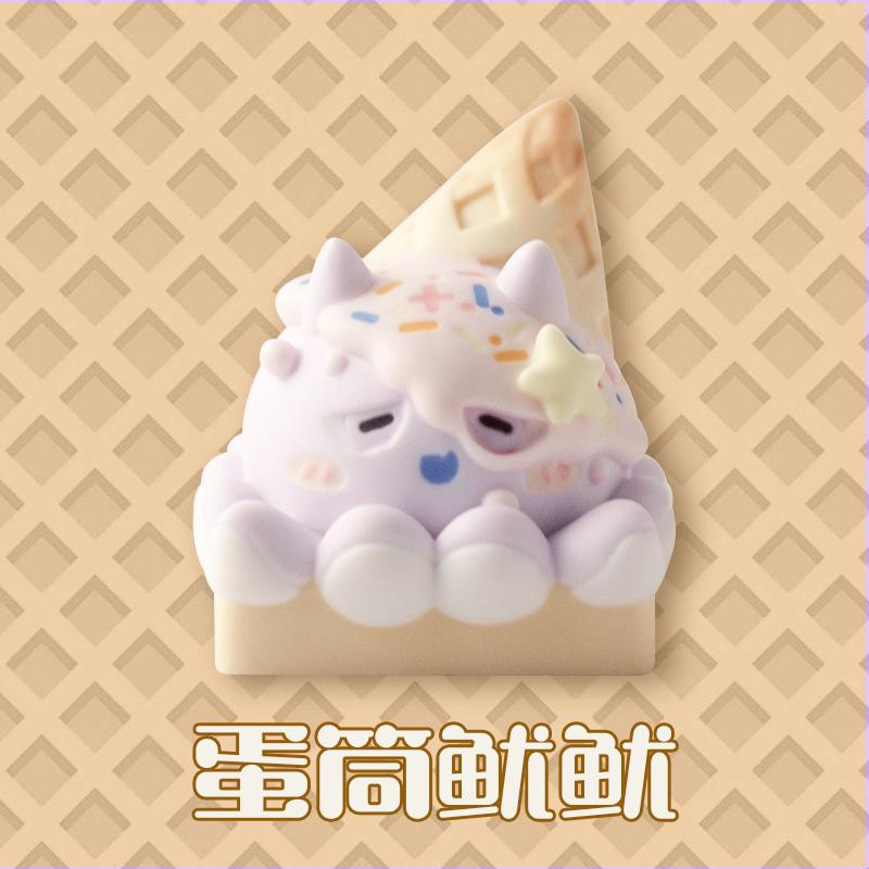 Anime Eggshell Series Keycap Original Cute Cartoon  Resin Mechanical Keyboard Keycap Esc Exquisite Decoration Gift