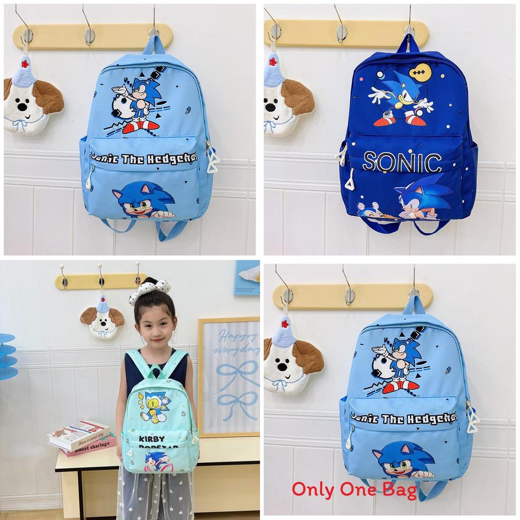 Sonic Kids Backpack For Preschool With Large Capacity And Breathable Shoulder Straps