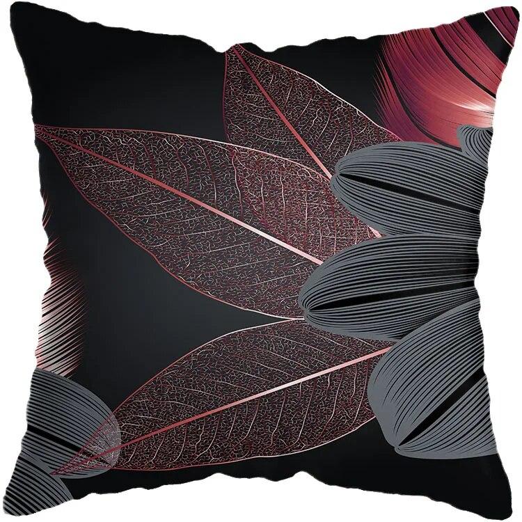 

Подушка для дивана, черная подушка, чехол для офисной подушки, домашний декор, подушка для спальни, наволочка 45x45cm