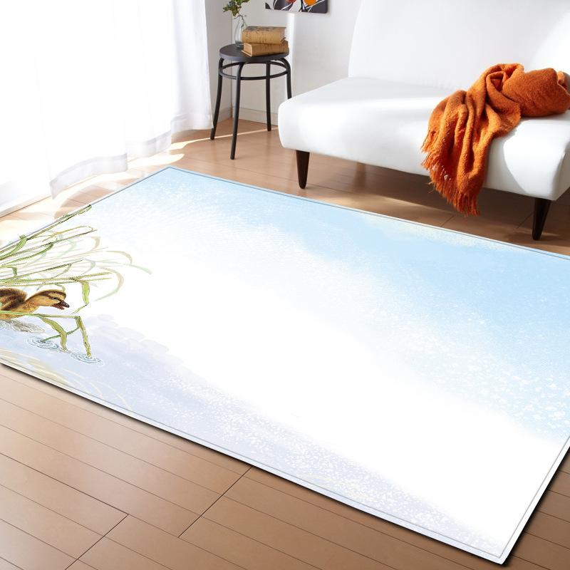 Simple Painting Living Room Carpet Bedroom Dining Room Floor Mat Pattern Size