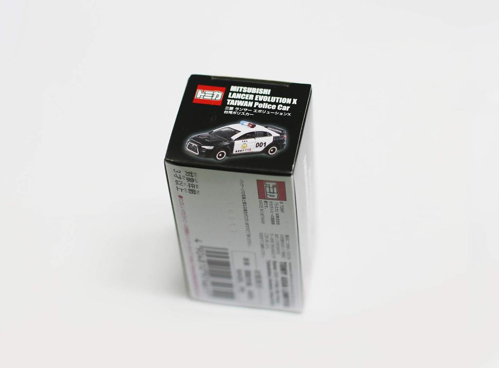 Taiwan Exclusive Tomica Mitsubishi Lancer Evolution X Taiwan Police Taiwanese Miniature Overseas Car, Car, [Product]