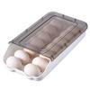 NYANDELMO ND-0143-R12-BK Black Egg Crate Refrigerator Egg Holder/Storage Case for 14 Eggs