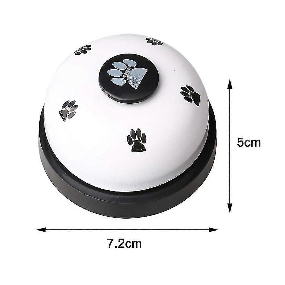 Pet Bell, 2 Pack Metal Bell Dog Training With Non Skid Rubber Bottoms Dog Door Bell For Potty Training Ring Pet Tool Communication Device For Small Do