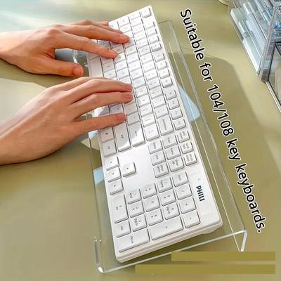 Acryl Transparenter Z-Typ Tastatur-Displayständer für 78-Tasten/108-Tasten Tastaturen