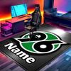 Custom Name Personalized Hannover 96 Football Print Carpet, Versatile Home Decor Rug, for Playroom, Apartment, Balcony, Entryway, Hallway Gift