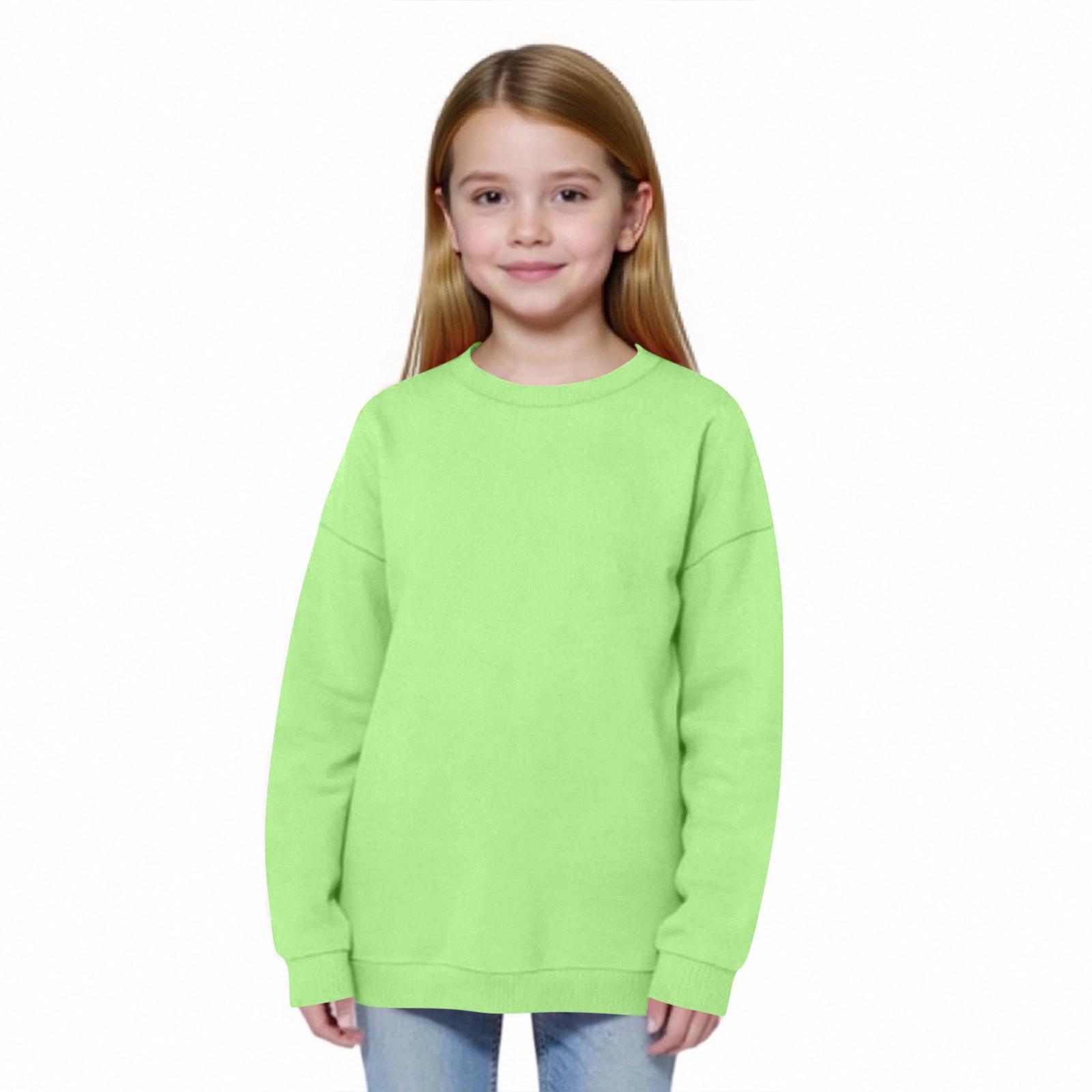 

Детская толстовка с капюшоном для мальчиков и девочек, модная толстовка с длинными рукавами и принтом 150 зелёный