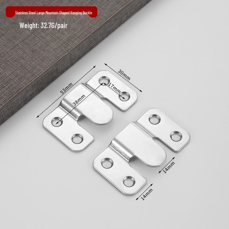 Stainless Steel Wall-Mounted Invisible Picture Hanger for Furniture and Beds