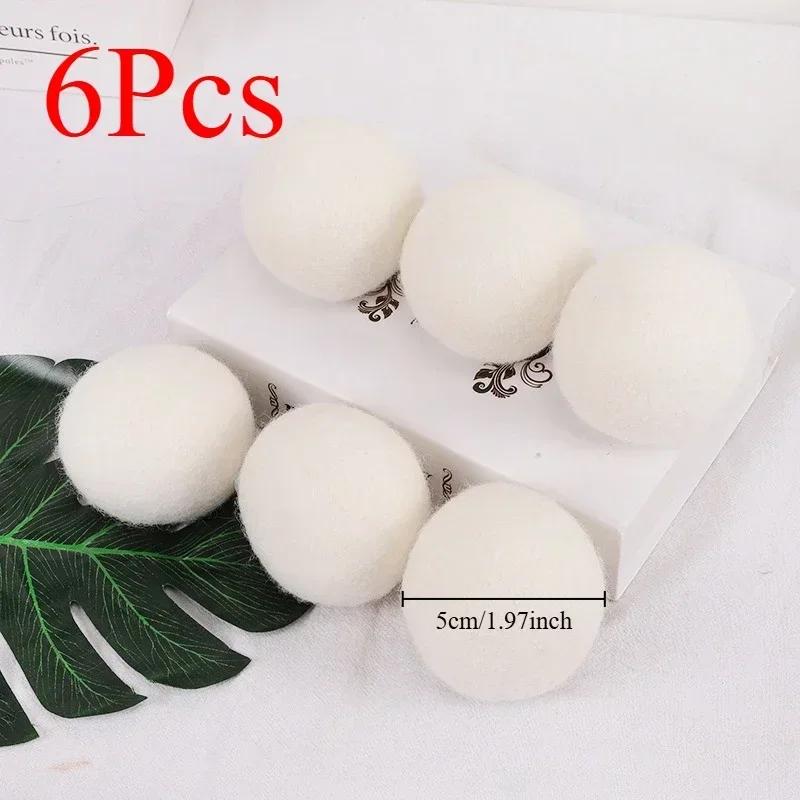 Wool Dryer Balls Reusable Natural Fabric Softener Laundry Washing Machine Accessories Home Washing Fleece Dryer Balls Clothes