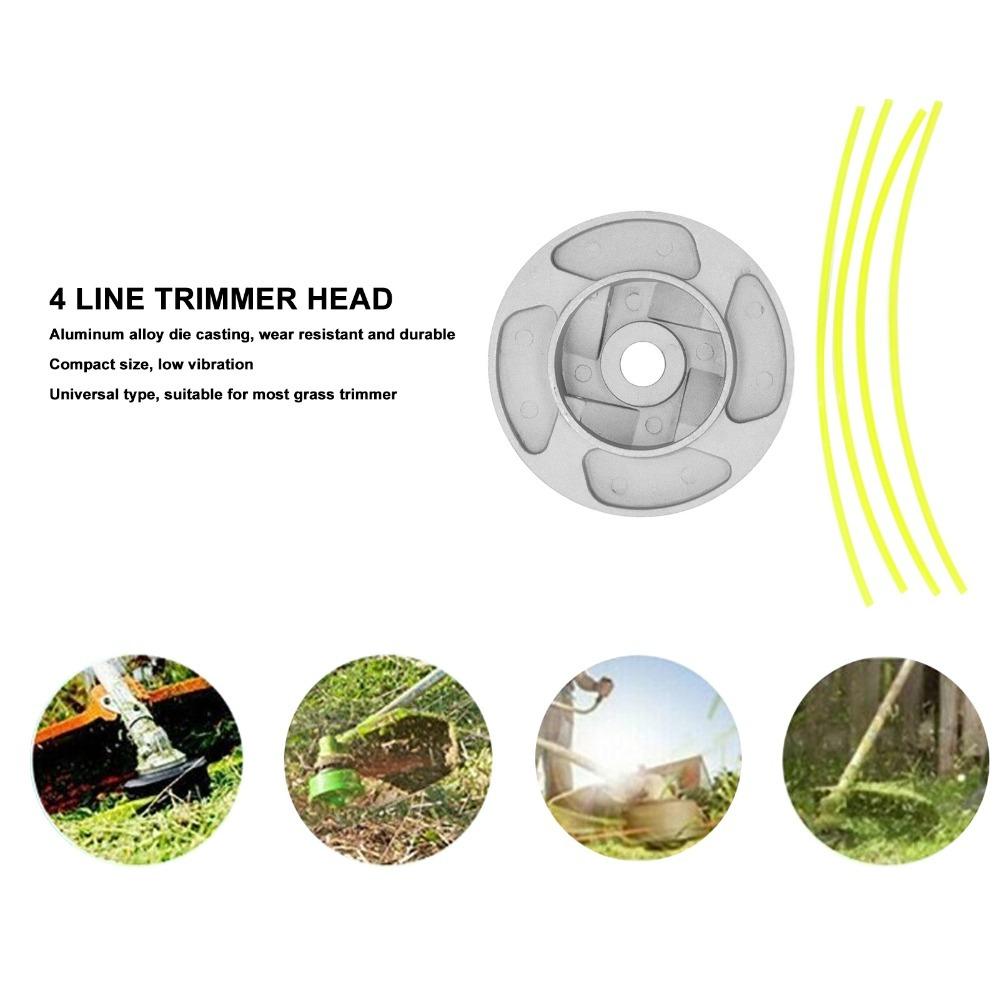 1pcs/3pcs Universal Fit Trimmer Head Replacement Aluminum Trimmer Head For Weed Eater