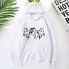 Horse Head Pattern Print Hoodies For Women Fashion
