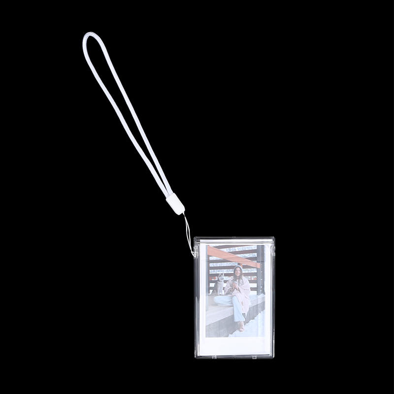 3-inch Clear Film Photo Storage Box Instant Camera Case for Fujifilm Instax Mini Portable Hanger with Strap