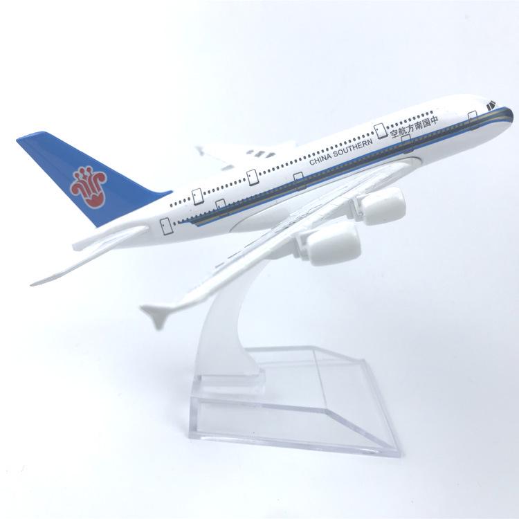 

16cm Alloy Airplane Model China Southern Airlines 380 Collectible With Landing Gear Children s Toy Gift