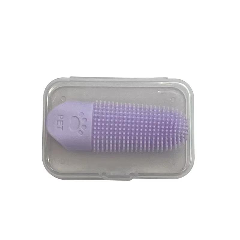 Dog Soft Toothbrush 360° Cleaning Teeth Dental Plaque Cat DogCare Tool Food Grade Silicone Pet Finger Toothbrush Dog Accessories
