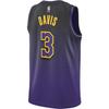 Nike X NBA Dri-Fit Los Angeles Lakers Anthony Davis 2024/25 City Edition Jersey Men jerseys Purple FQ4346-505