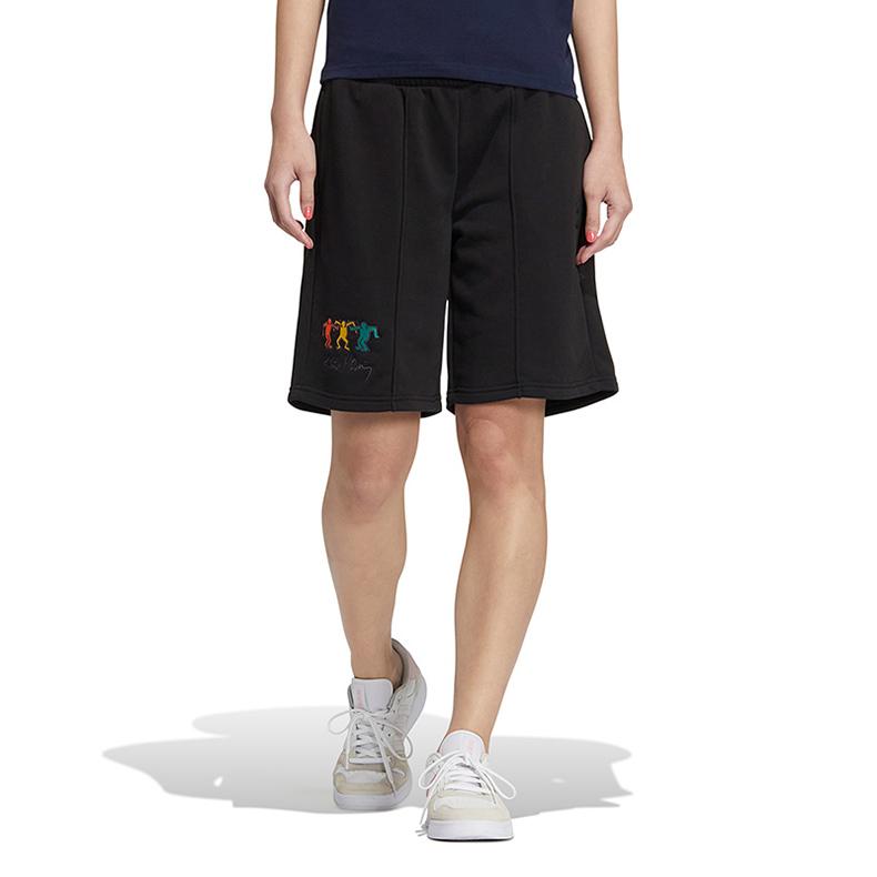 adidas Casual Shorts Women's Black Moderate HS6830