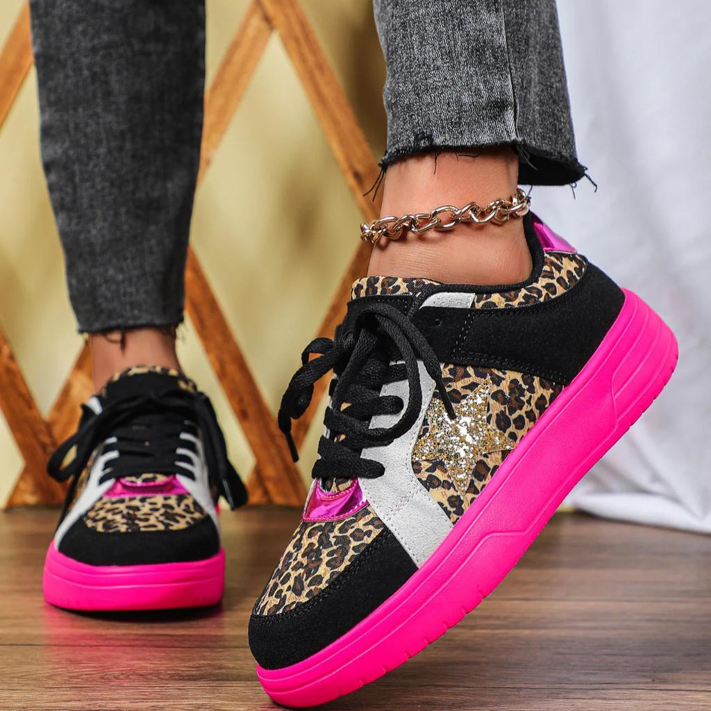 Fashion Board Shoes Retro Sneakers Women Casual Sports Shoes Ins Trendy Platform Shoes Men Walking Footwear Versatile