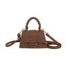 Handbag Single-shoulder Crossbody Small Square Solid Retro Fashionable All-matching Simple Daily Life Design Popular