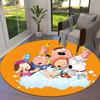 Tappeto Rotondo Family Guy, Tappeto per Soggiorno Camera da Letto Divano Stanza dei Giochi Decorazione, Tappetino Antiscivolo
