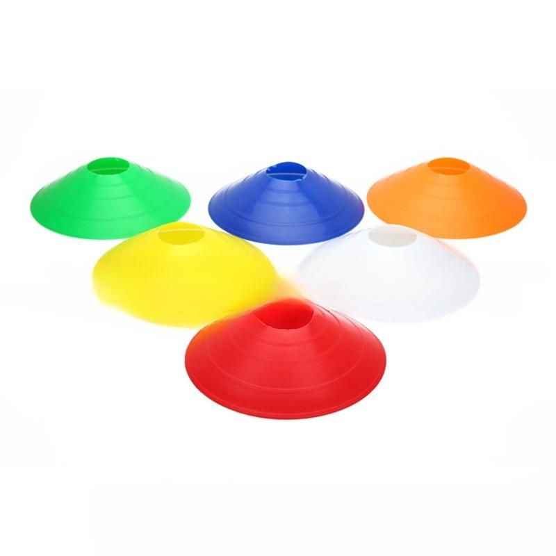 Agility Disc Cone Set Football Training Saucer Cones Marker Discs Multi Sport Training Space Cones Training Accessories