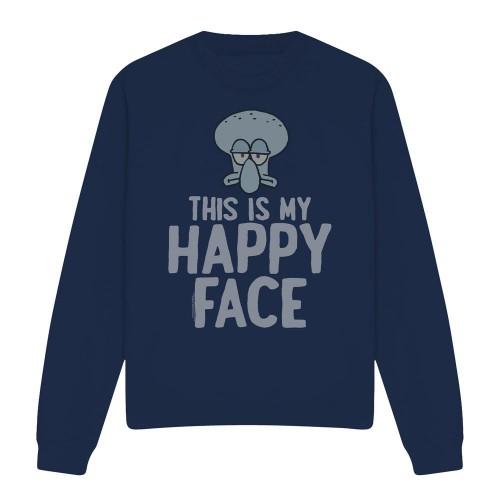 SpongeBob SquarePants Unisex Adult Happy Face Sweatshirt