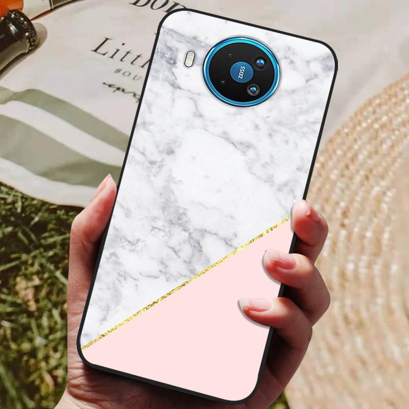 For Nokia 8.3 5G Case Soft TPU Silicone Cover for Nokia 8.3 Nokia8.3 5G Phone Case 6.81 Inch Cute Cat Protective Case Bumper
