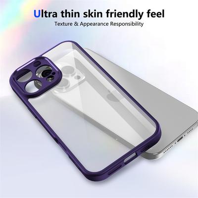Wysokiej jakości przezroczysty akrylowy tylny pokrowiec na iPhone'a Samsunga Galaxy Xiaomi Redmi na iPhone'a 16 Pro Max 15 14 Plus 13 12 11 X XR Pokrowiec silikonowy