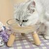 Protect Neck Elevated Cat Bowl Large Diameter Ins Cat Feeding Dishes  Dry/Wet Food