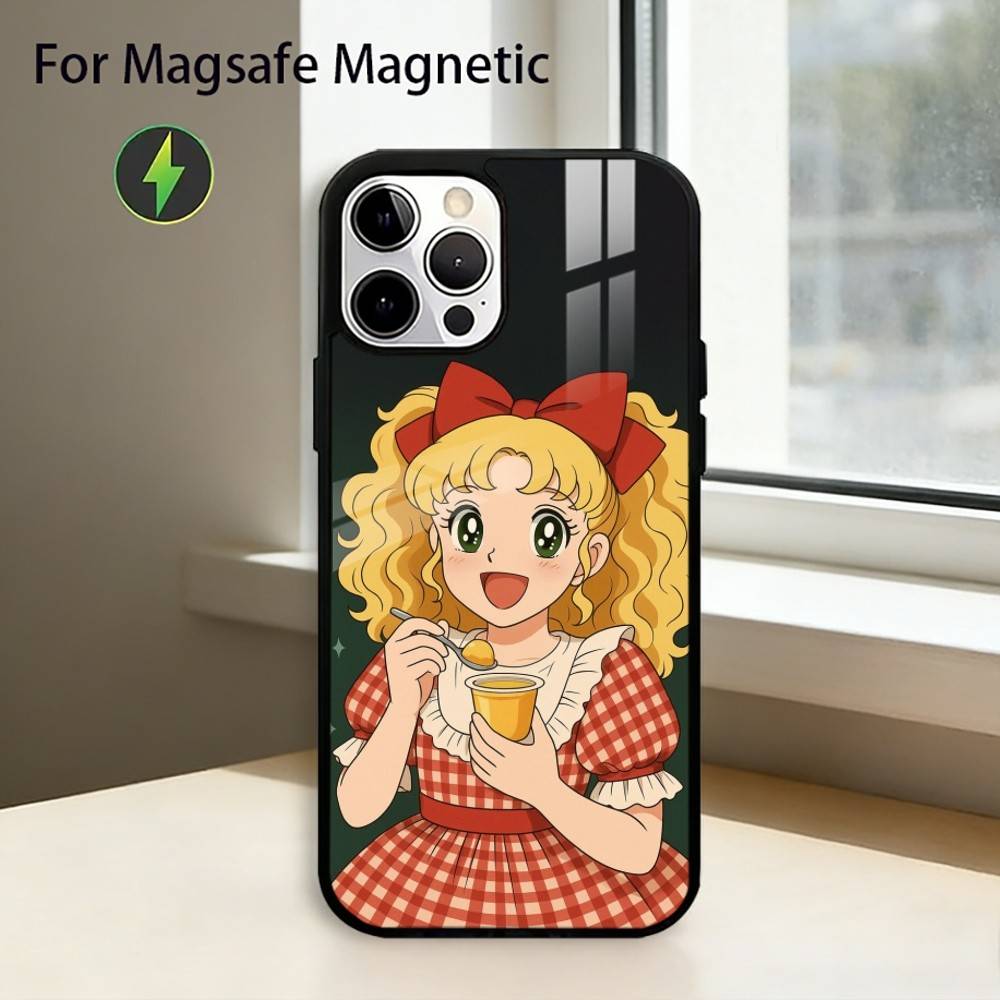 A-Anime Candy Candy Phone Case For iPhone17,16,15,14,13,12,11 Plus,Pro Magnetic with Magsafe Wireless Charging