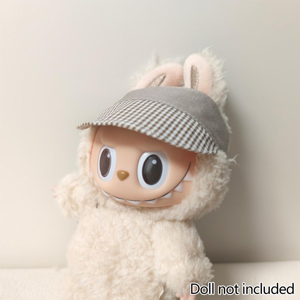 

Кукольная шляпка для кукольного домика миниатюра 17 см Labubu сочетающаяся по цвету шляпа каваии милые кукольные аксессуары детские игрушки для девочек 10#