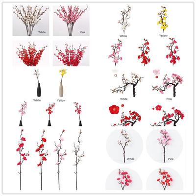 Artificial Plum Blossom Branch for Outdoor and Living Room Decor