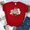 Sorry I'm Busy Cat Playing Games with Headphones T Shirt Female New T-shirts New Street Tops Summer Sleeved Harajuku Streetwear