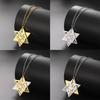  Star of David Hexagram Necklace Stainless Steel Gold/Silver Color Double Layered Pendant Chain Judaica Amulet Jewelry