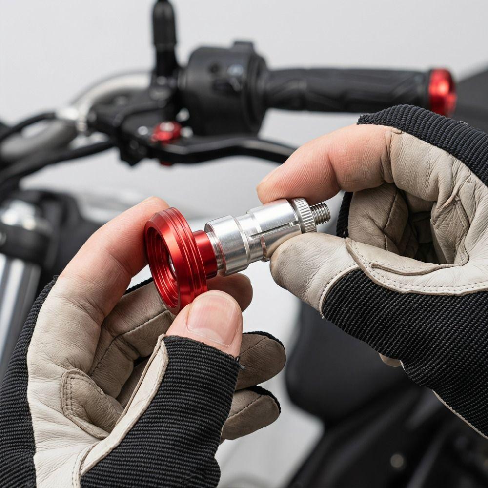CNC Aluminum Zinc Zinc Alloy Motorcycle Handlebar End Caps Bar Ends Weights Handlebar Protection