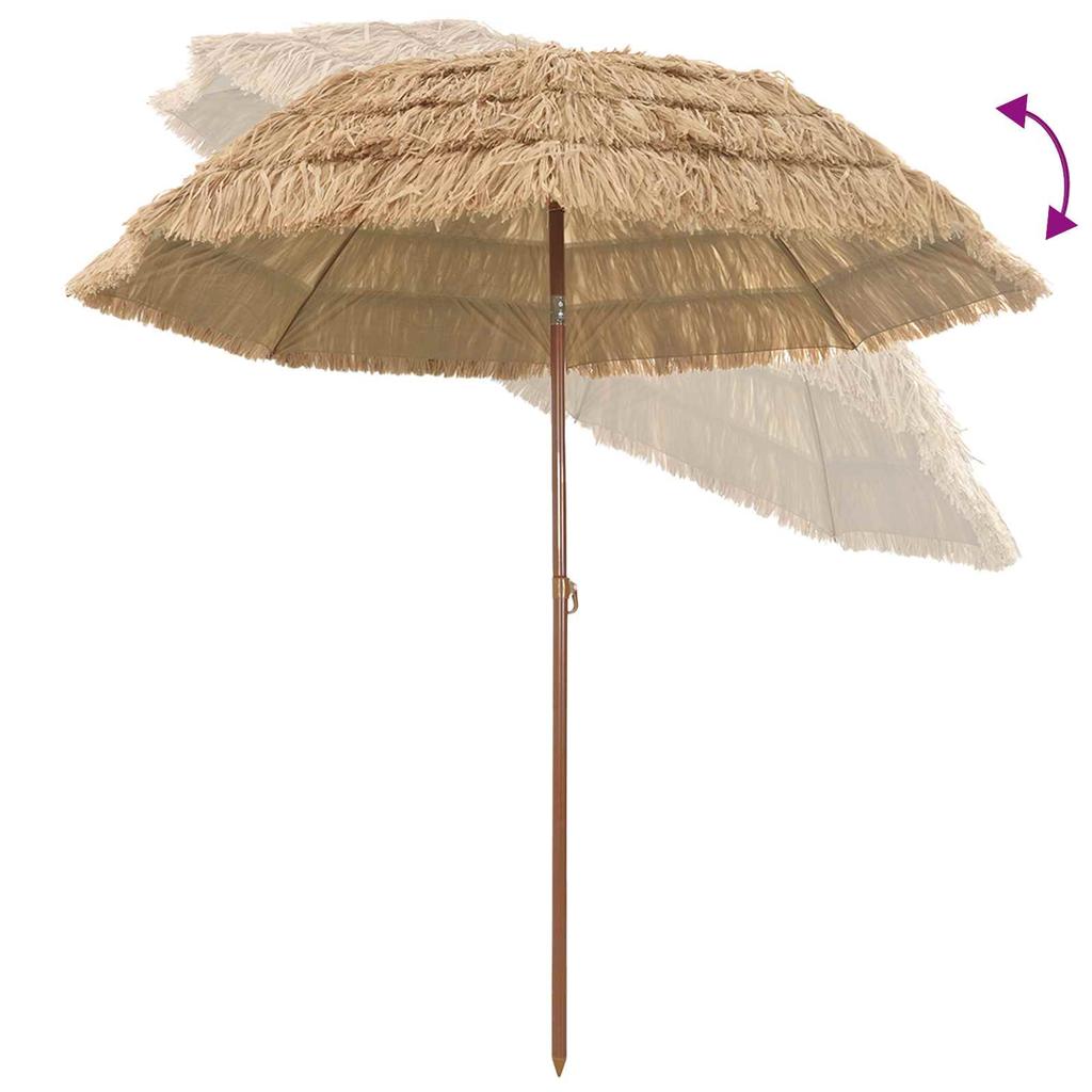Garden Sun Umbrella Natural 205 X 205 X 210 Cm