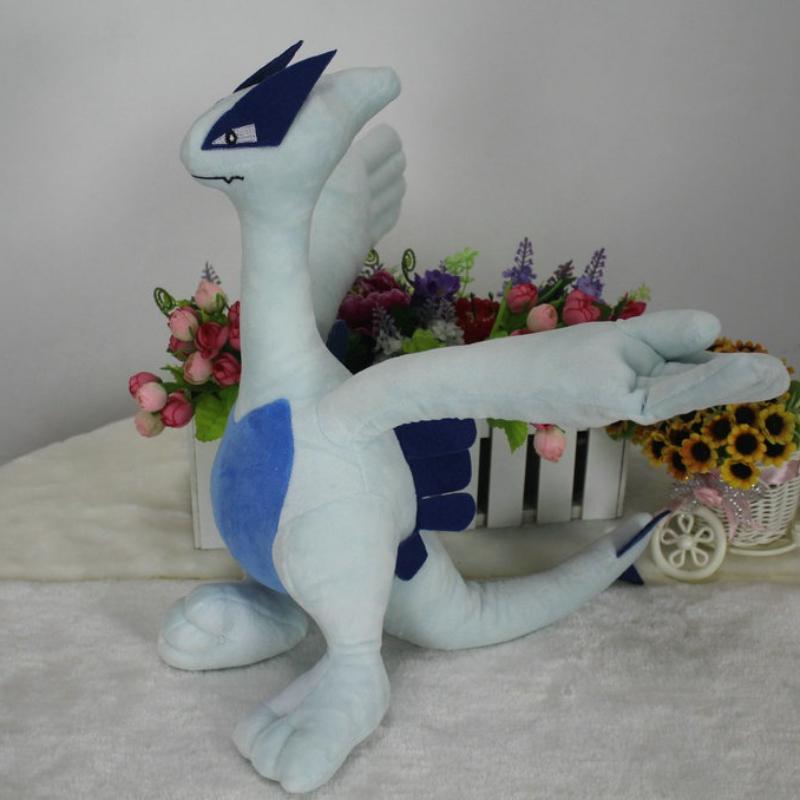 15/35cm Pokemon Cartoon Lugia Plush Toy Anime Lugia Soft Stuffed Plushies Pillow Doll Room Decoration Boys Girls Holiday Gift