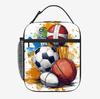 Football Meal Bag Whole Body Printing Boys And Girls Kindergarten Junior High School Primary School Children Ice Bag Insulation Bag