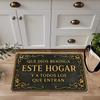 Inspirational Spanish Quote Doormat  Rectangular Mat for Kitchen Entrance Door Carpet Rug for Living Room Bedroom Rugs Home Deor