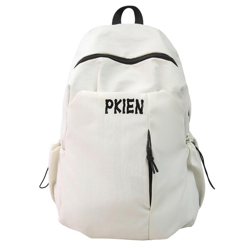 Leisure Travel Backpack New Large-capacity Junior High School Student Schoolbag Simple Backpack