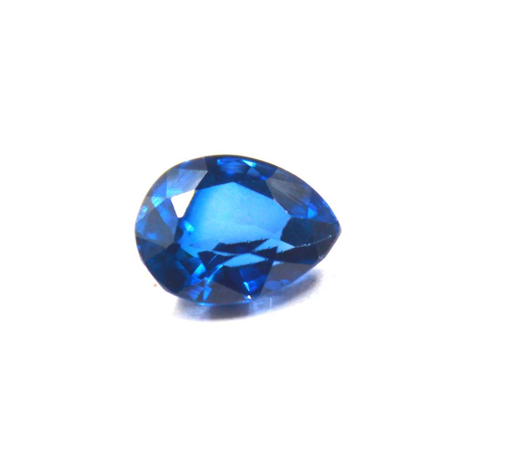 4.40 Carat High-class Quality Pear Shape Blue Sapphire Certified Sri Lanka Gemstone SN542