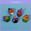 Halloween Cupcake Brooch Quirky And Funny Ghost Skeleton Pumpkin Cake Design