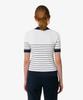 LACOSTE Women'S Textured Striped Polo Sweater Af230E-56G 166