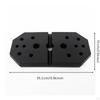 Cement Weight Plate Noise Reducing Rubber Coated Quiet
