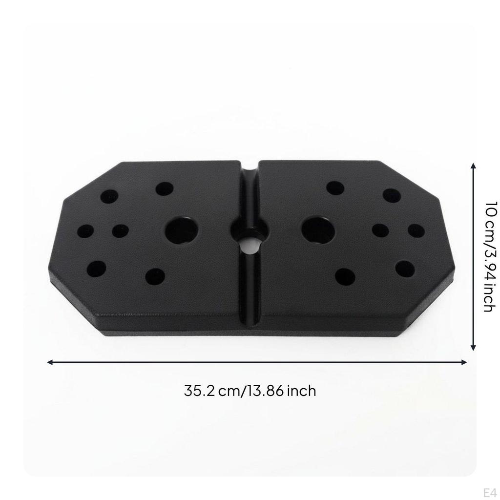 Cement Weight Plate Noise Reducing Rubber Coated Quiet