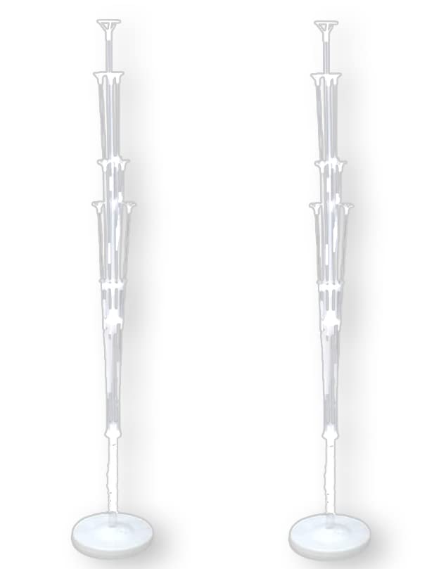 

Famulia Balloon Stand 130cm Adjustable Indoor Event Multi-Stage 2-Piece Set