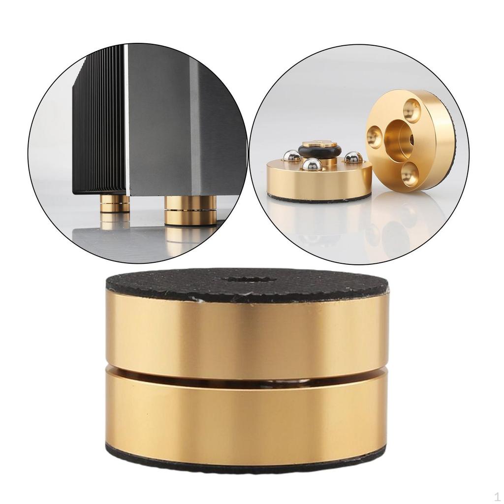 Isolation Base Stand Anti Vibration Feet Pad Absorb Shock Amplifier Pads for Audio Equipment
