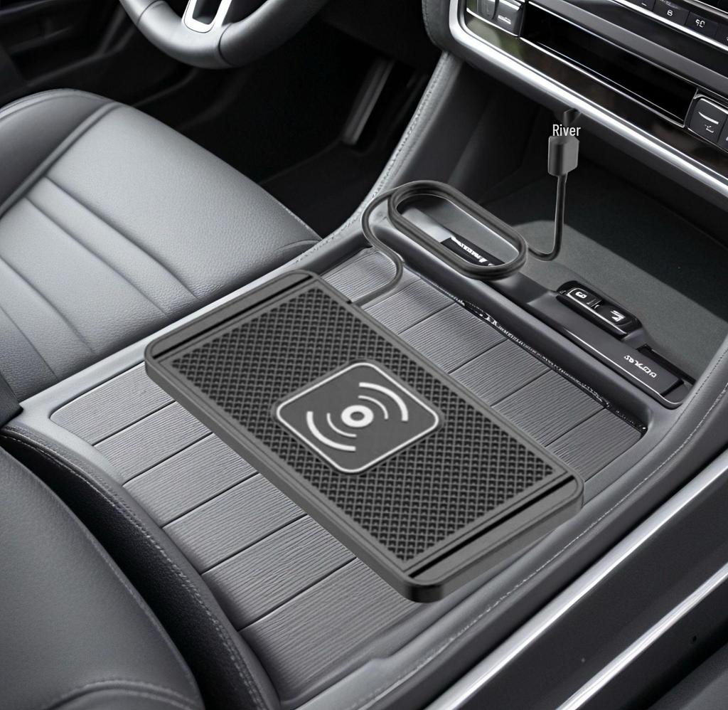 15W Wireless Car Charger Compatible with Huawei, Apple, Samsung for Fast Charging