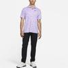Nike Tour Logo All Over Print Casual Short Sleeve Polo Shirt Men Polo Shirts Lilac FD5735-512