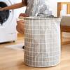 Cotton Linen Laundry Organizer Large Capacity Dirty Clothes Baskets  For Toyd Clothes Socks